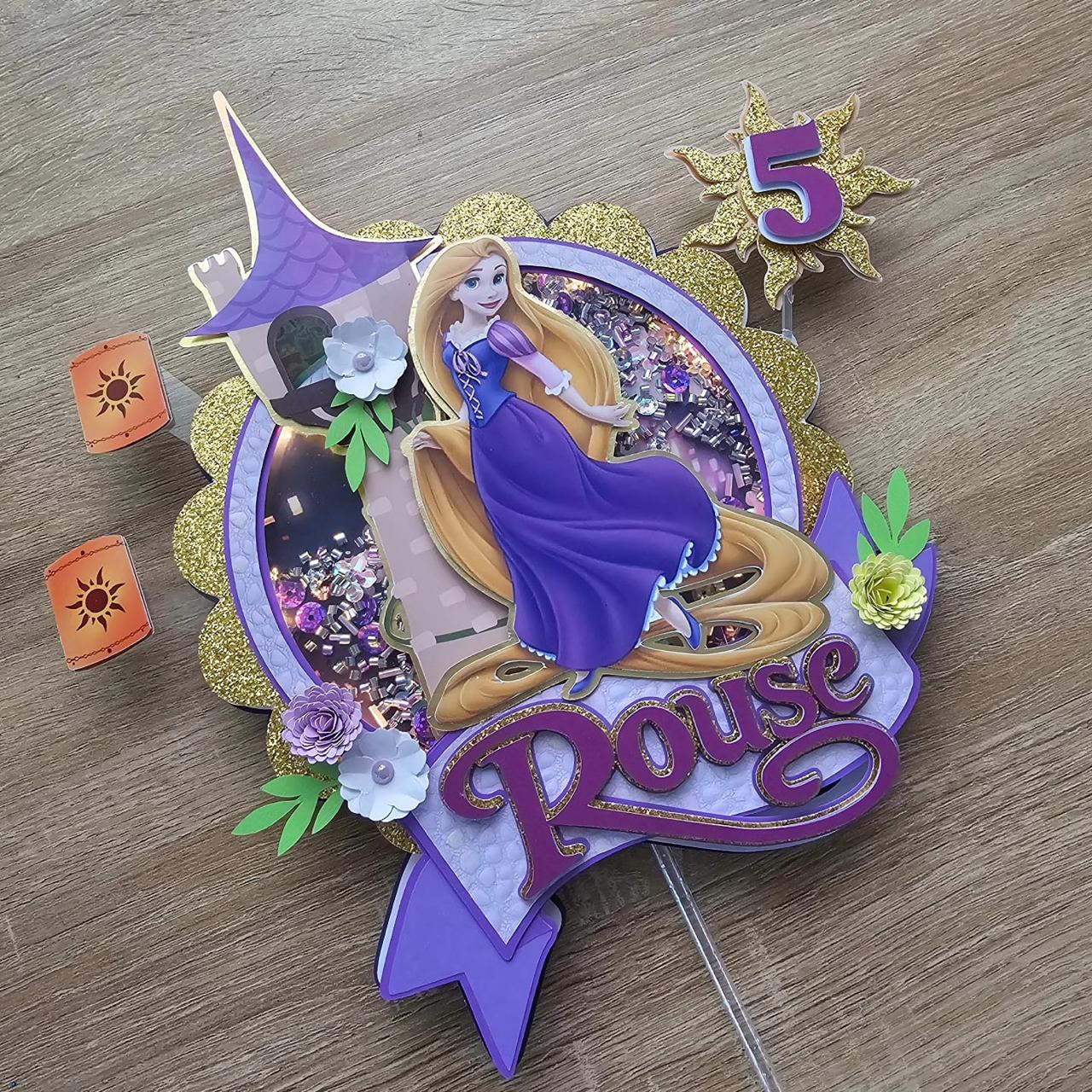 Cake Topper Deluxe de Rapunzel