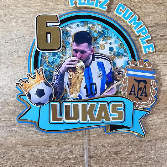 Cake Topper Deluxe de Messi