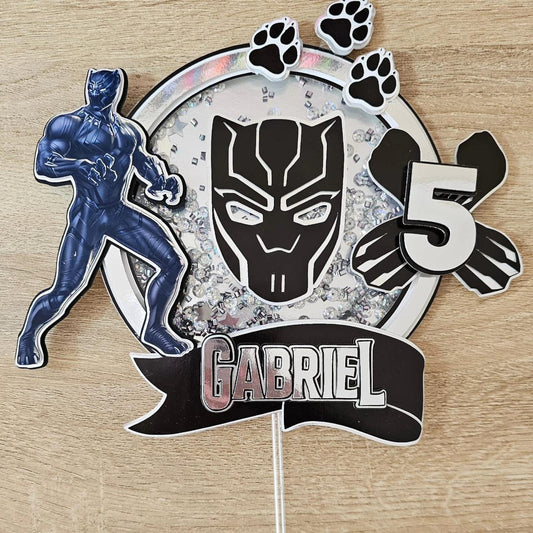Cake Topper Deluxe de Pantera Negra