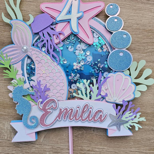 Cake Topper Deluxe de Sirena