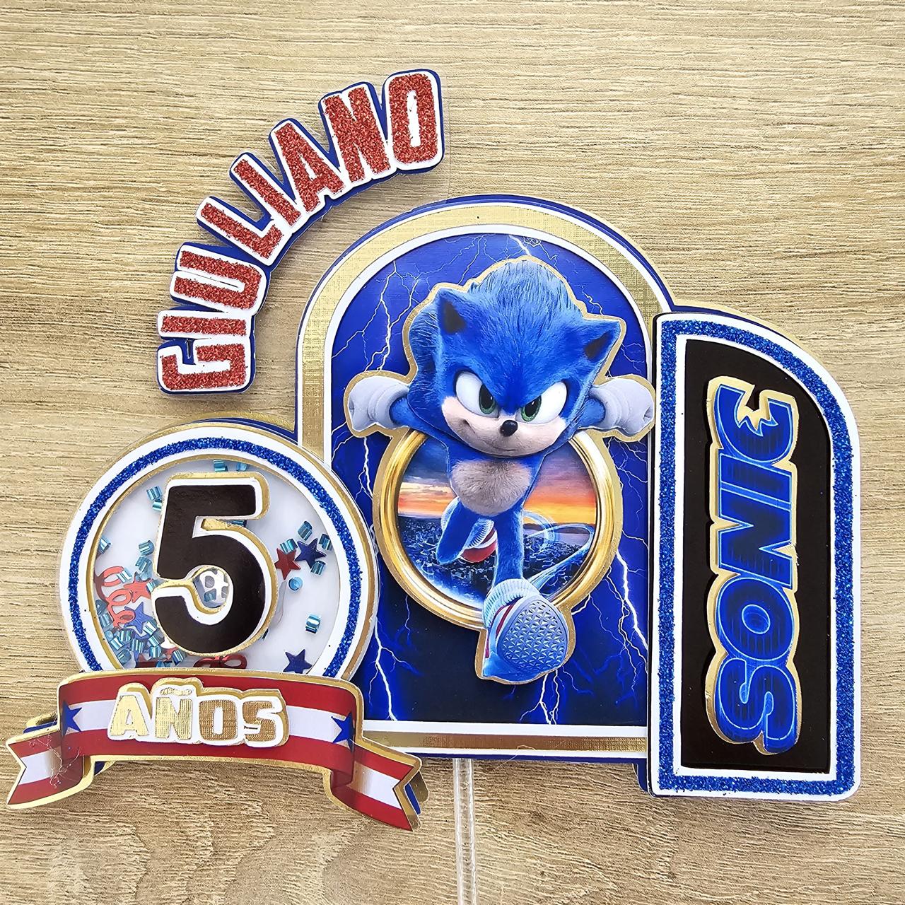 Cake Topper Deluxe de Sonic