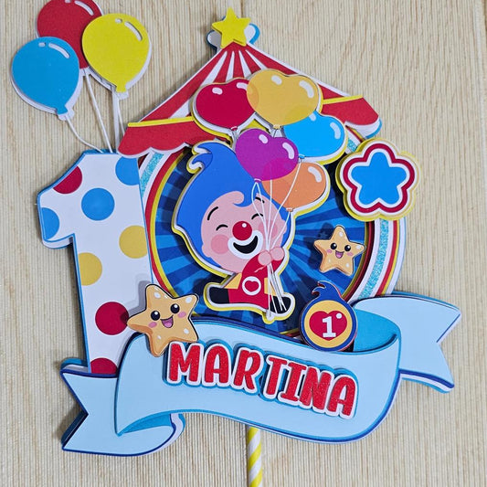 Cake Topper Deluxe del Payaso Plim Plim