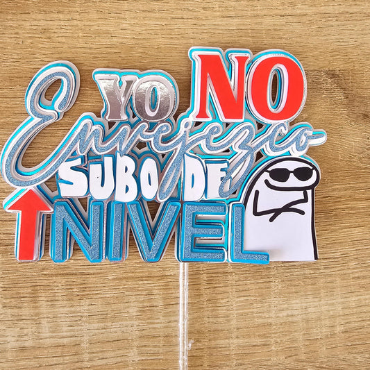 Cake Topper de Frases